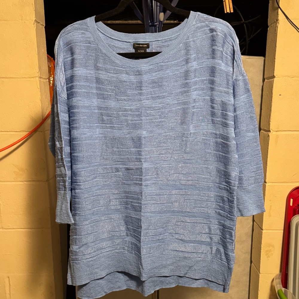 Calvin Klein Jeans Sky Blue Sweater